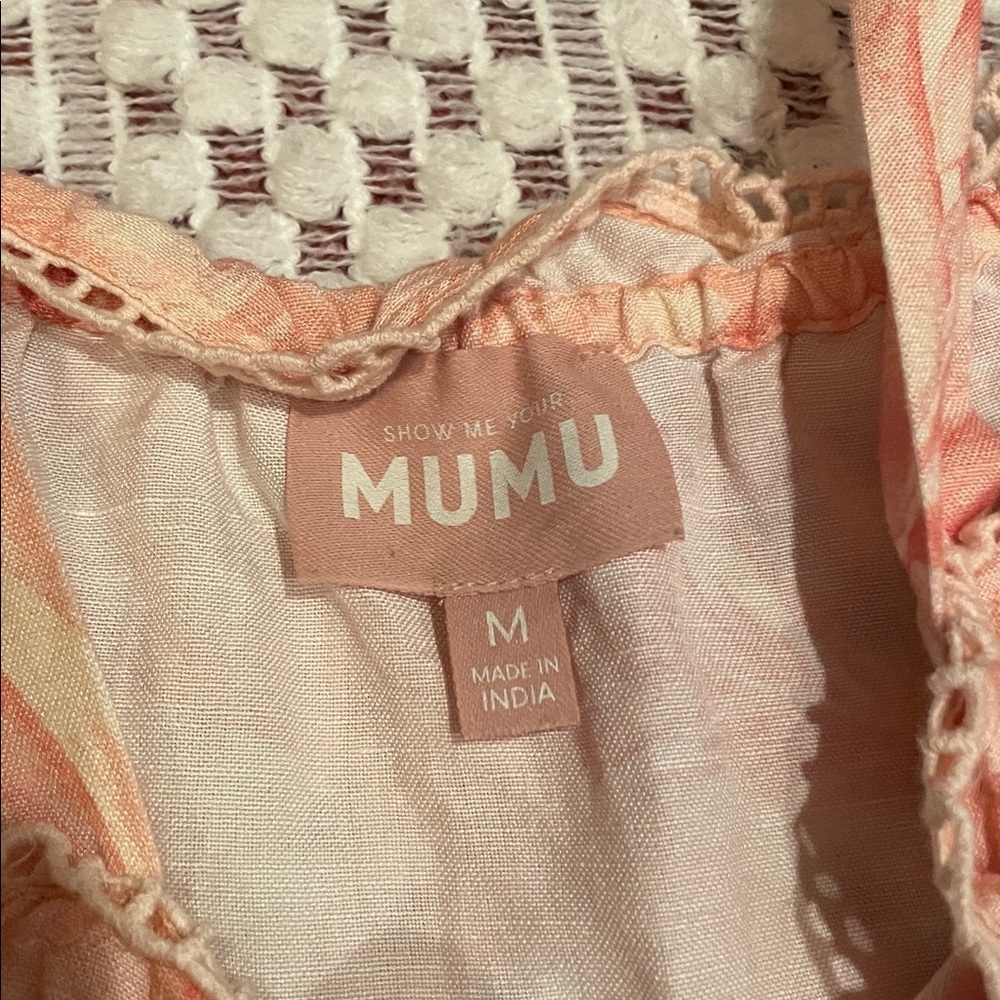 NWT Show Me Your Mumu Sunshine Dress in Pink Majestic Palm - Picture 5 of 11